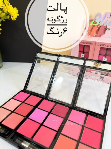 پالت رژگونه 6 رنگ رز بری